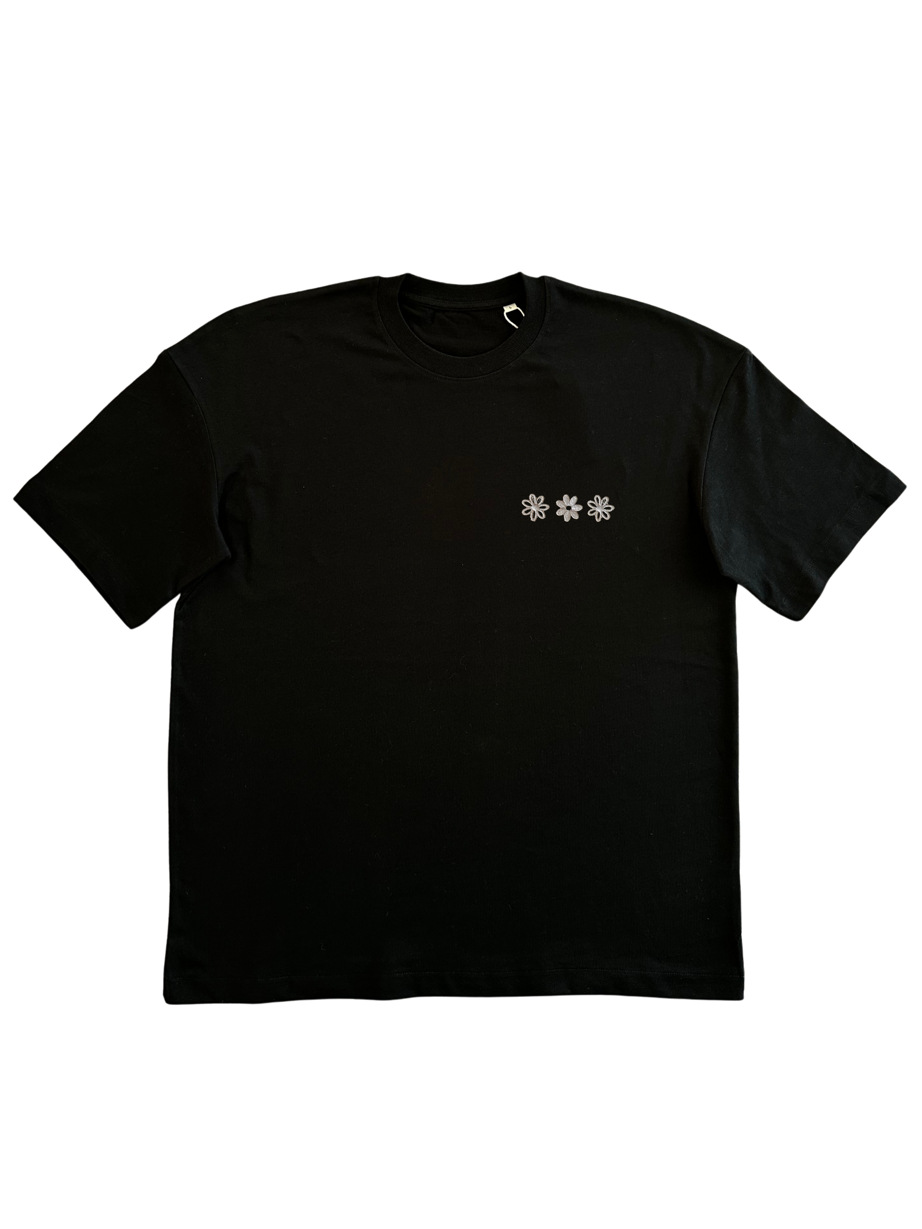 T-Shirt Oversize Premium unisexe – 100% Coton Bio (220g/m²) NOIR