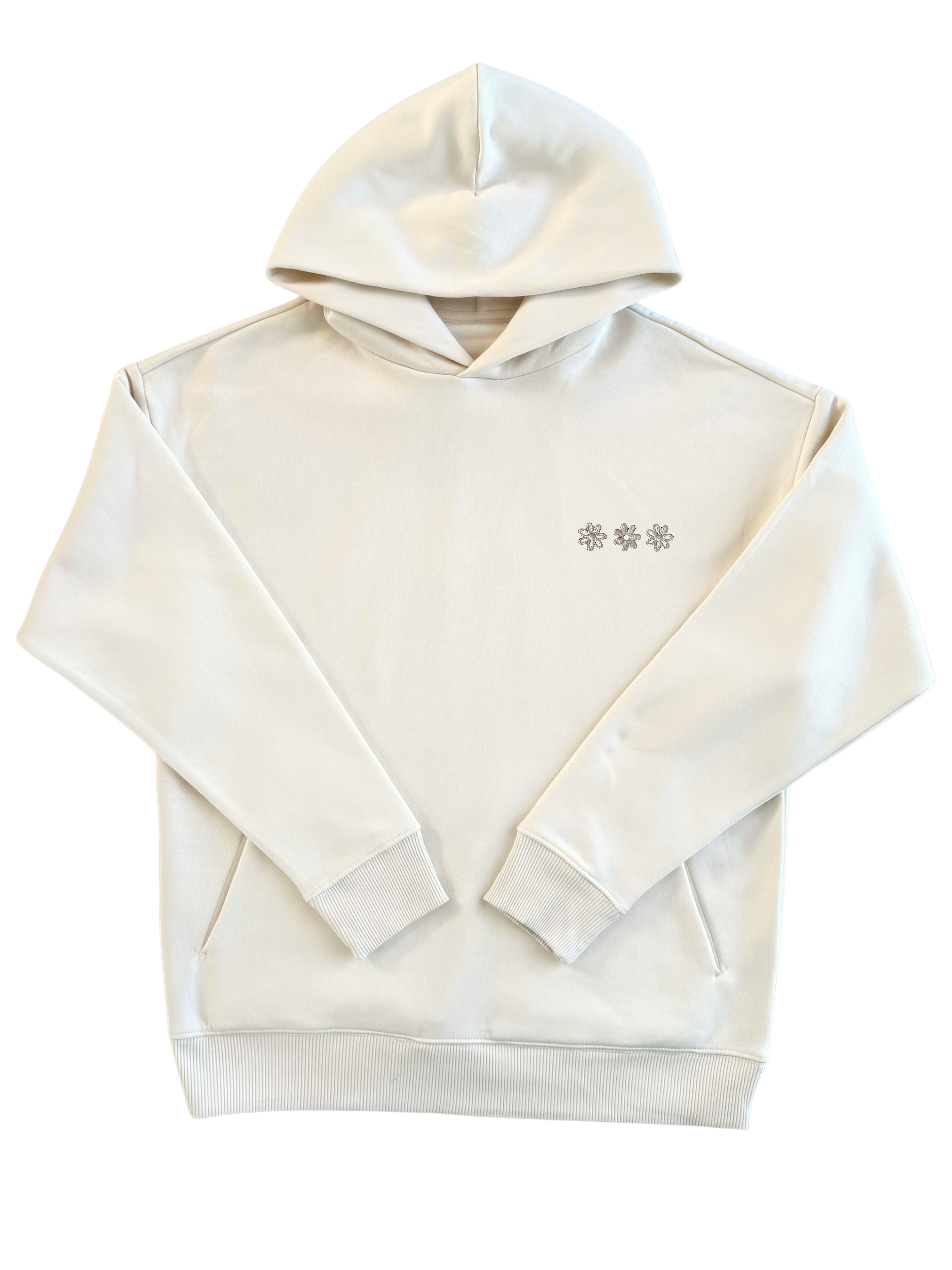 Hoodie Oversize "The Minimalist" – Molleton Premium (300g/m²) BEIGE