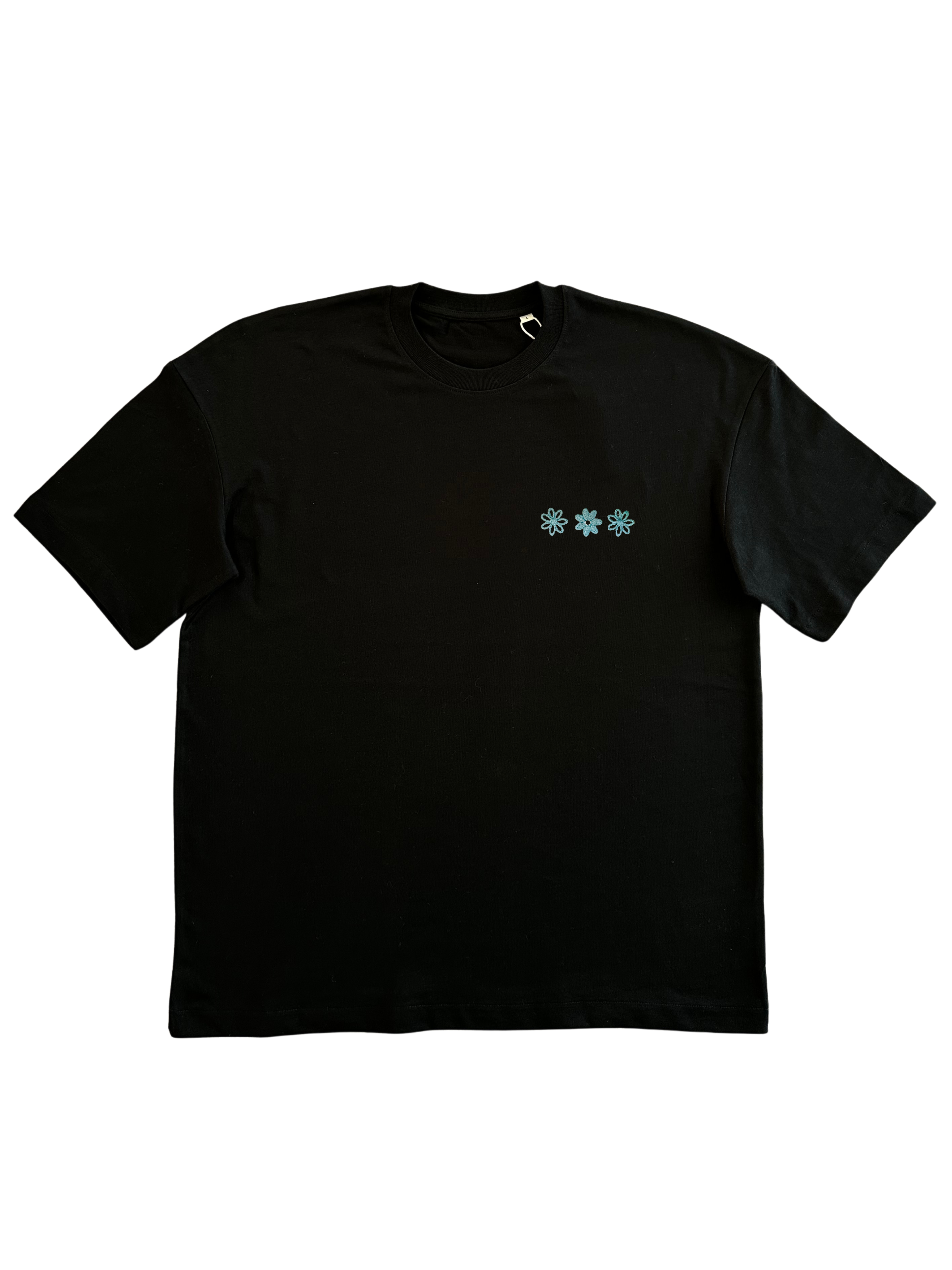 T-Shirt Oversize Premium unisexe – 100% Coton Bio (220g/m²) NOIR
