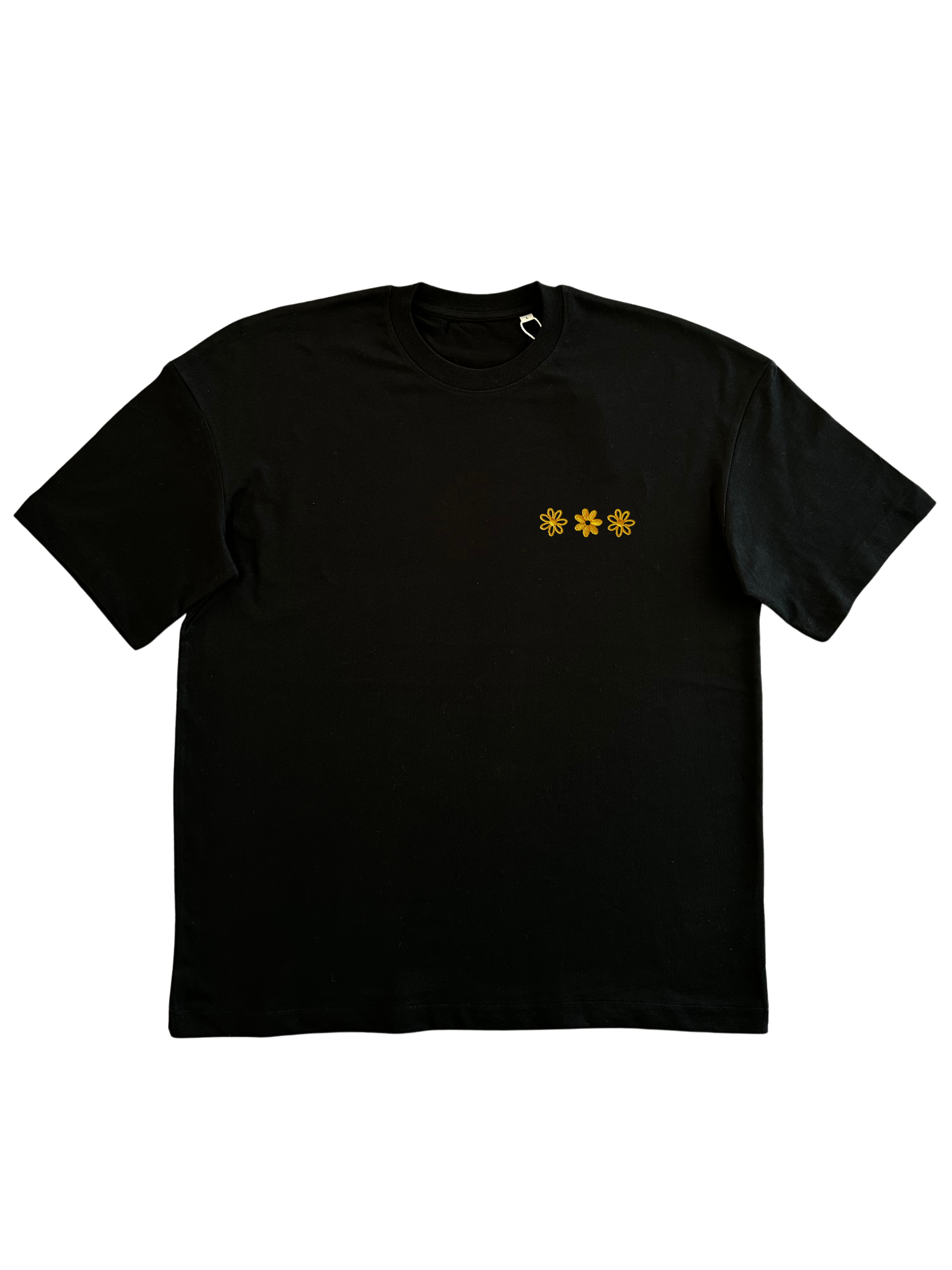 T-Shirt Oversize Premium unisexe – 100% Coton Bio (220g/m²) NOIR