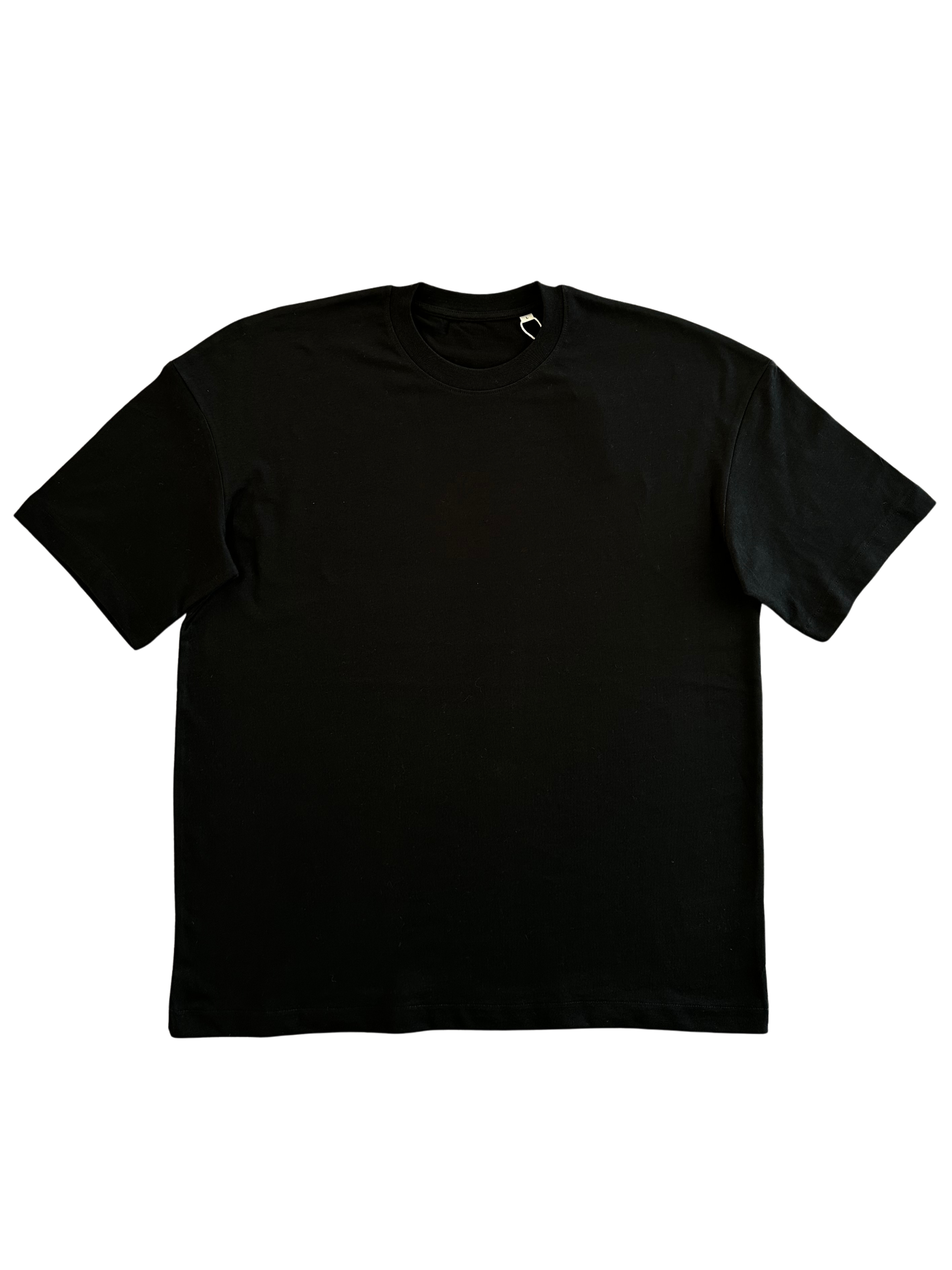 T-Shirt Oversize Premium unisexe – 100% Coton Bio (220g/m²) NOIR