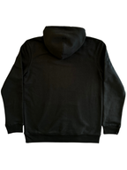 Hoodie "Héritage" unisexe – Ultra-Heavyweight (350 g/m²) NOIR