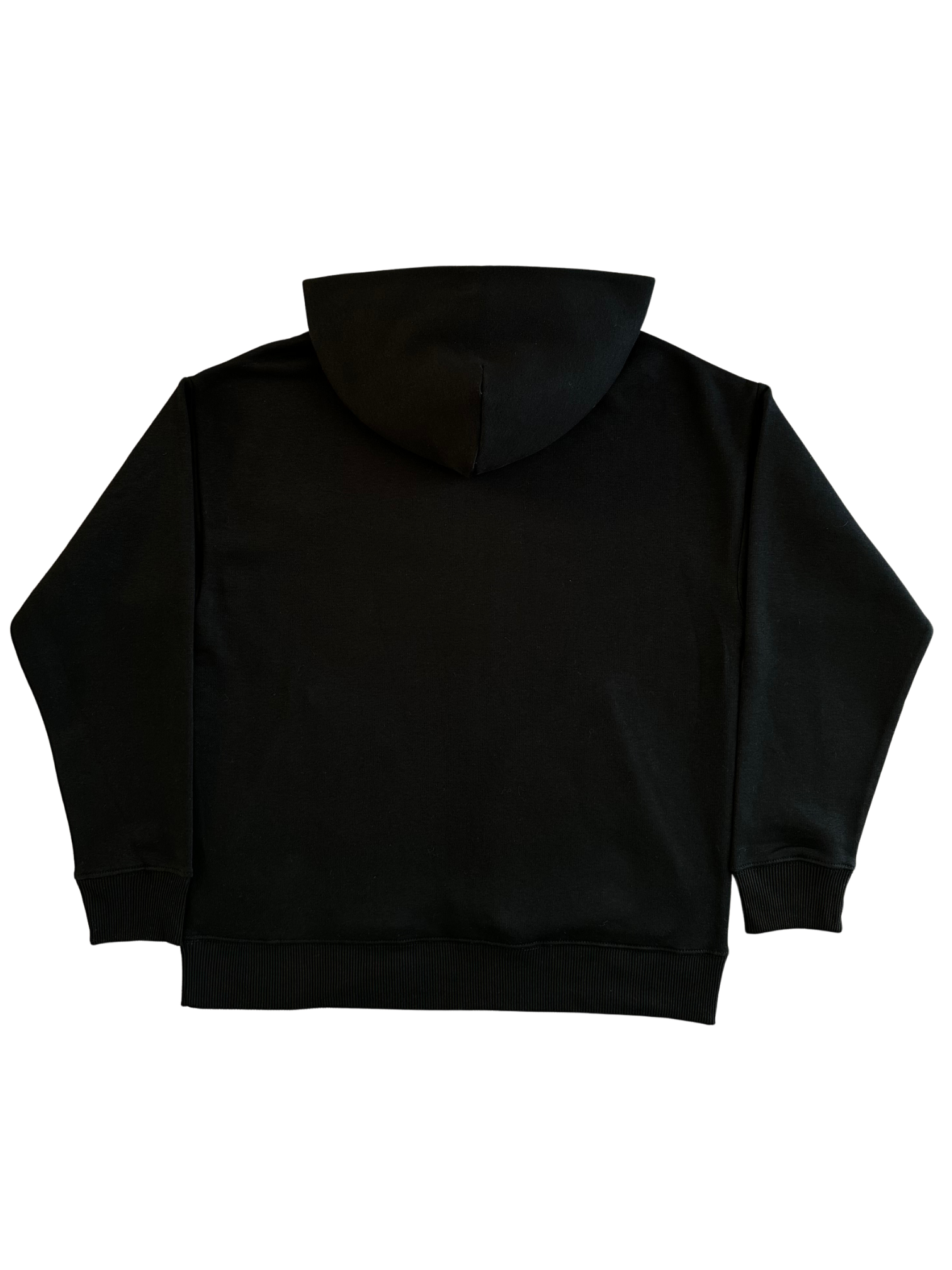 Hoodie Oversize "The Minimalist" – Molleton Premium (300g/m²) NOIR