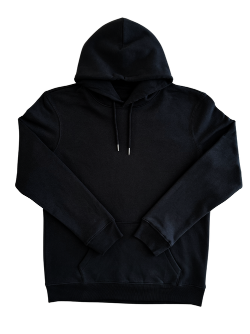 Hoodie "Héritage" – L'Ultra-Heavyweight (350 g/m²) NOIR