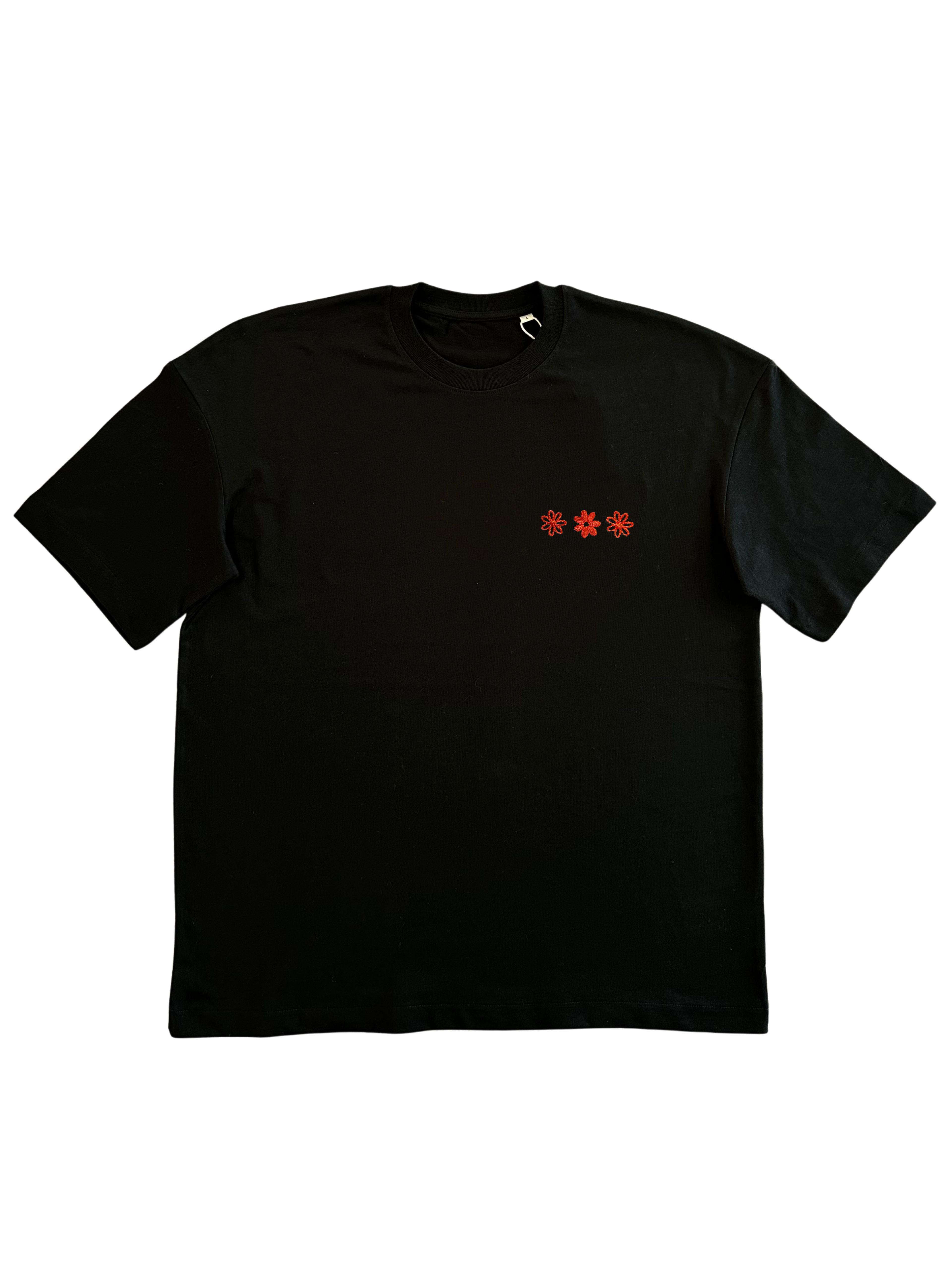 T-Shirt Oversize Premium unisexe – 100% Coton Bio (220g/m²) NOIR