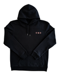 Hoodie "Héritage" unisexe – Ultra-Heavyweight (350 g/m²) NOIR