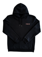 Hoodie "Héritage" unisexe – Ultra-Heavyweight (350 g/m²) NOIR