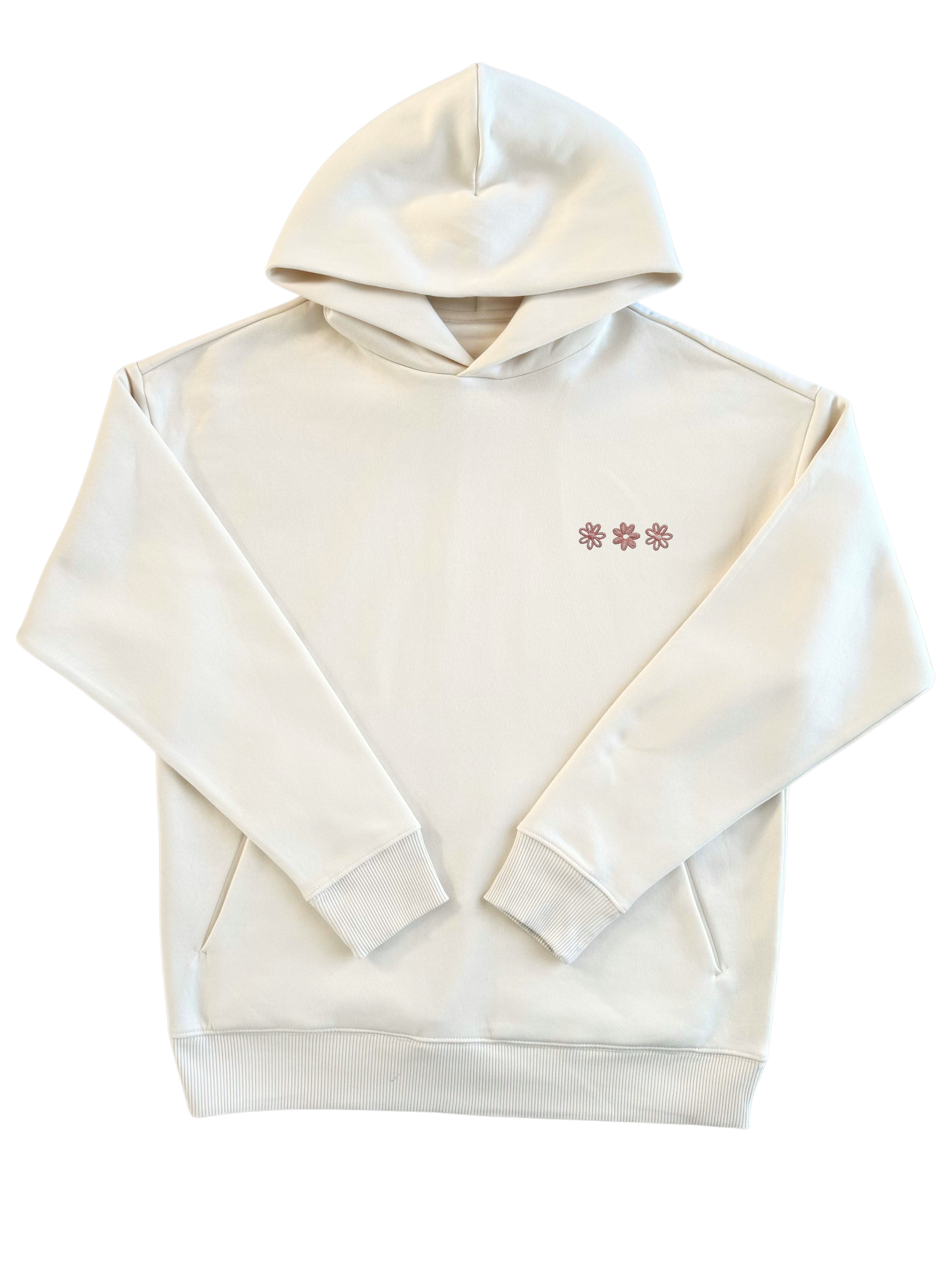 Hoodie Oversize "The Minimalist" – Molleton Premium (300g/m²) BEIGE