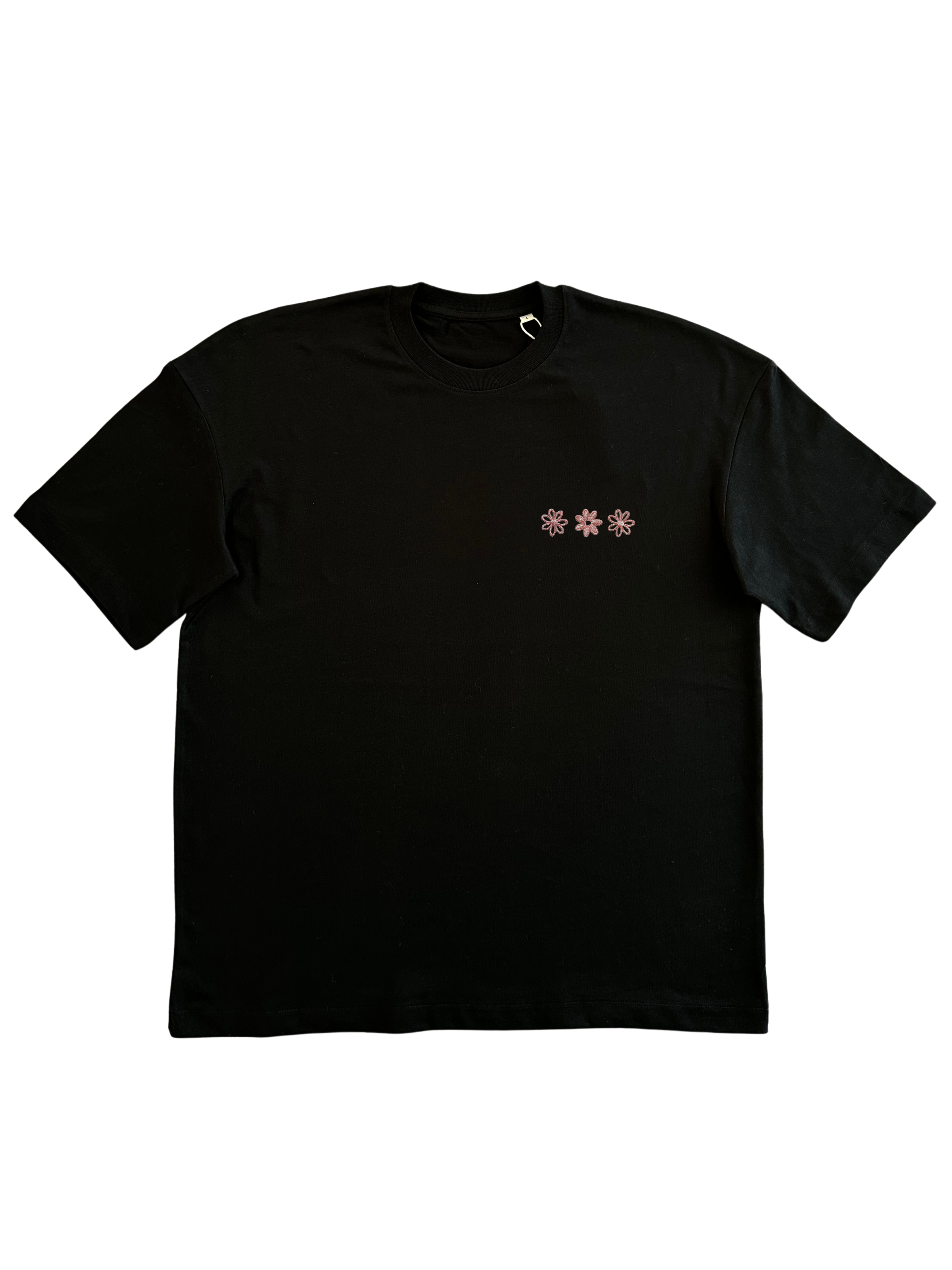 T-Shirt Oversize Premium unisexe – 100% Coton Bio (220g/m²) NOIR