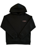 Hoodie Oversize unisexe "The Minimalist" – (300g/m²) NOIR