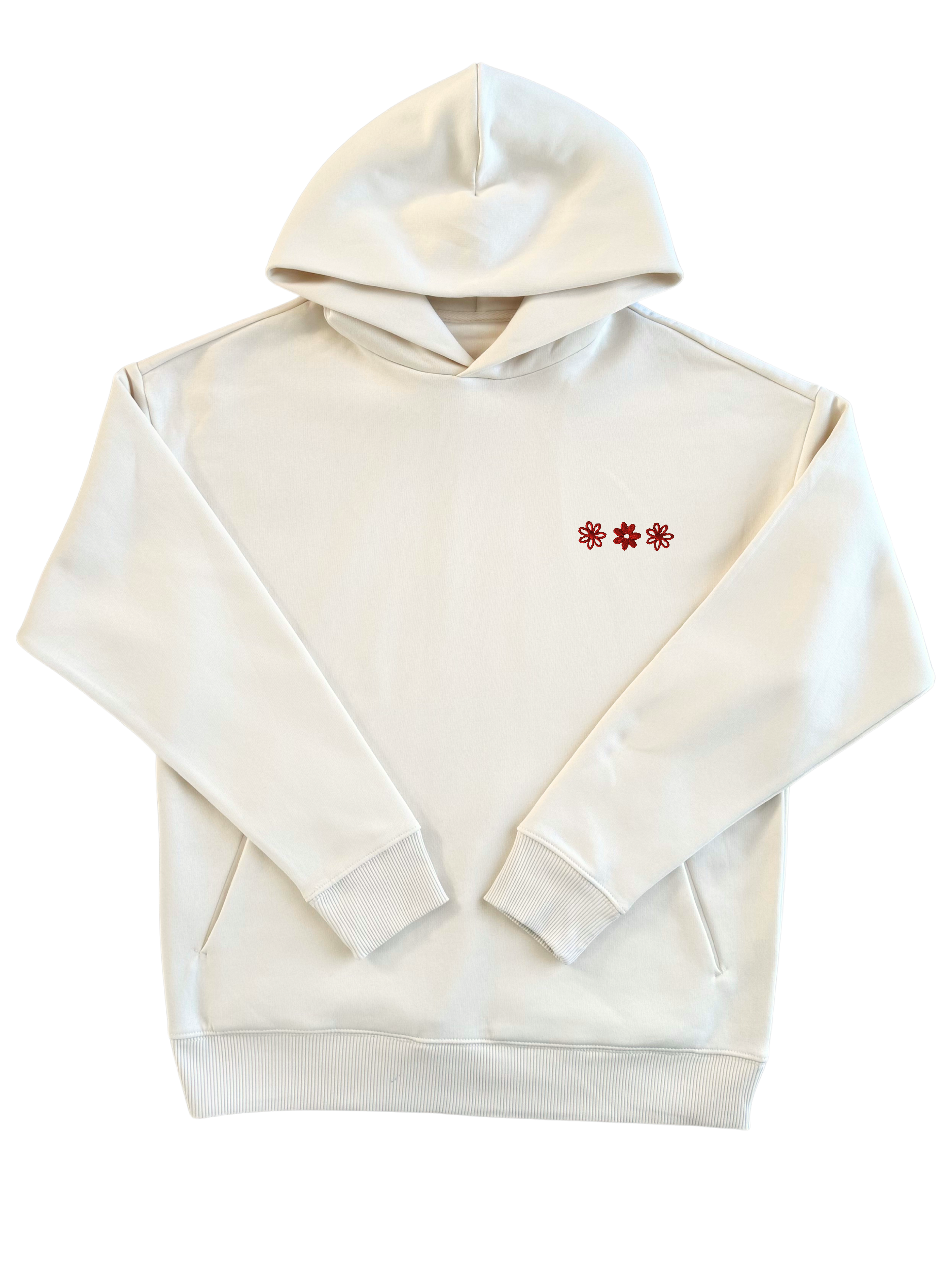 Hoodie Oversize "The Minimalist" – Molleton Premium (300g/m²) BEIGE