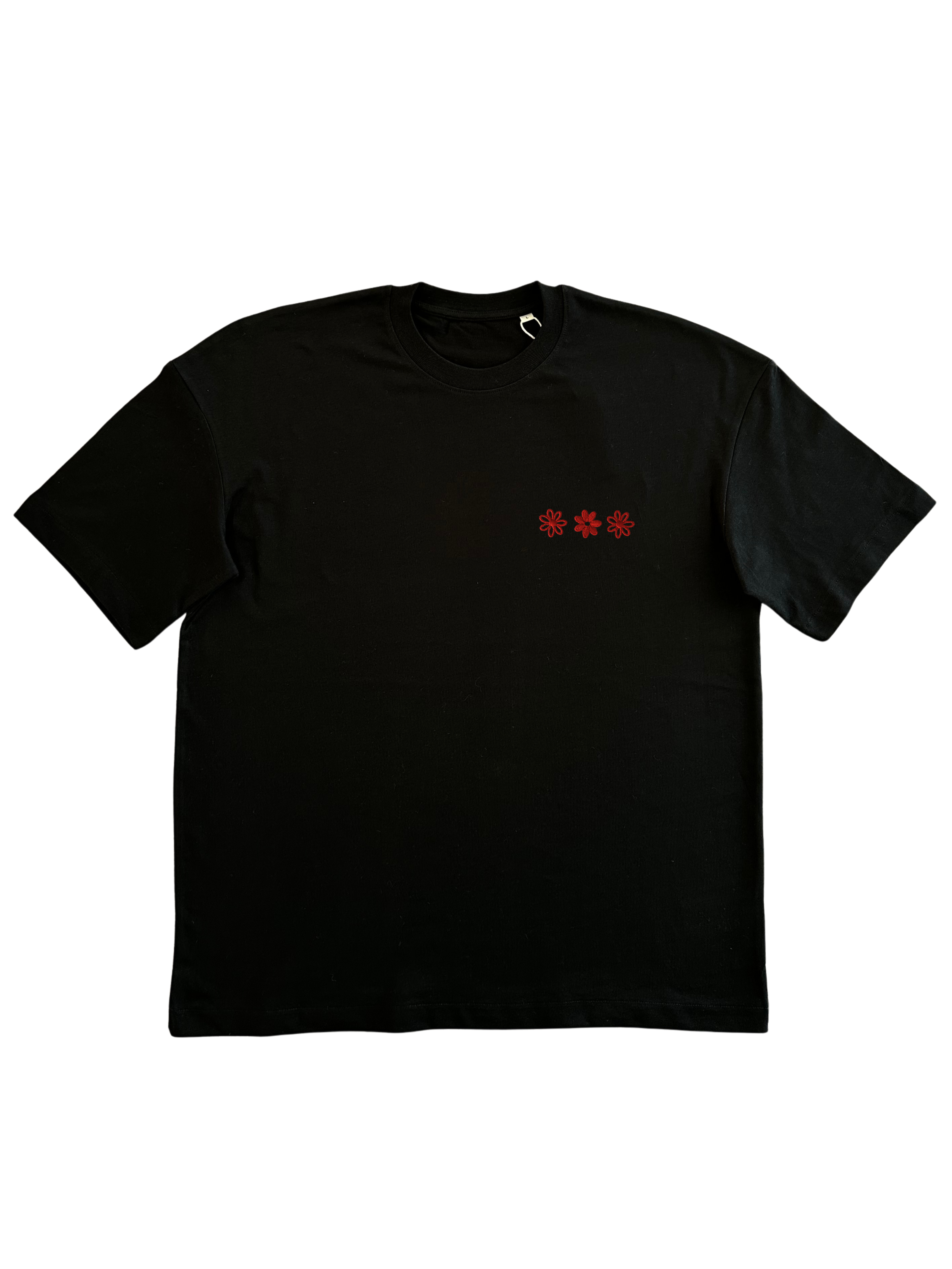 T-Shirt Oversize Premium unisexe – 100% Coton Bio (220g/m²) NOIR
