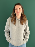 Hoodie "Héritage" unisexe – Ultra-Heavyweight (350 g/m²) GRIS