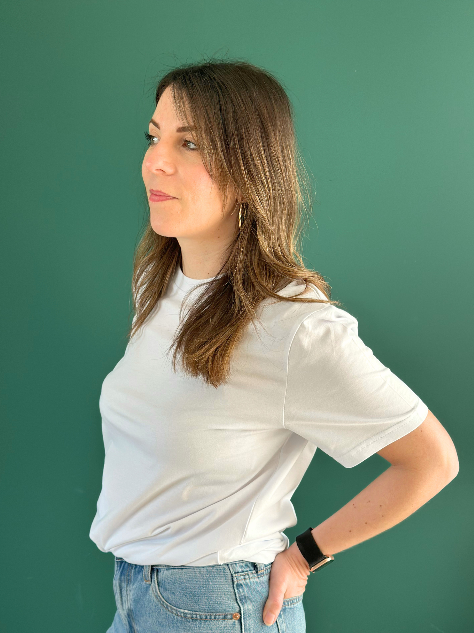 Le T-Shirt Éco-Conçu unisexe – Coton Biologique (180 g/m²) BLANC