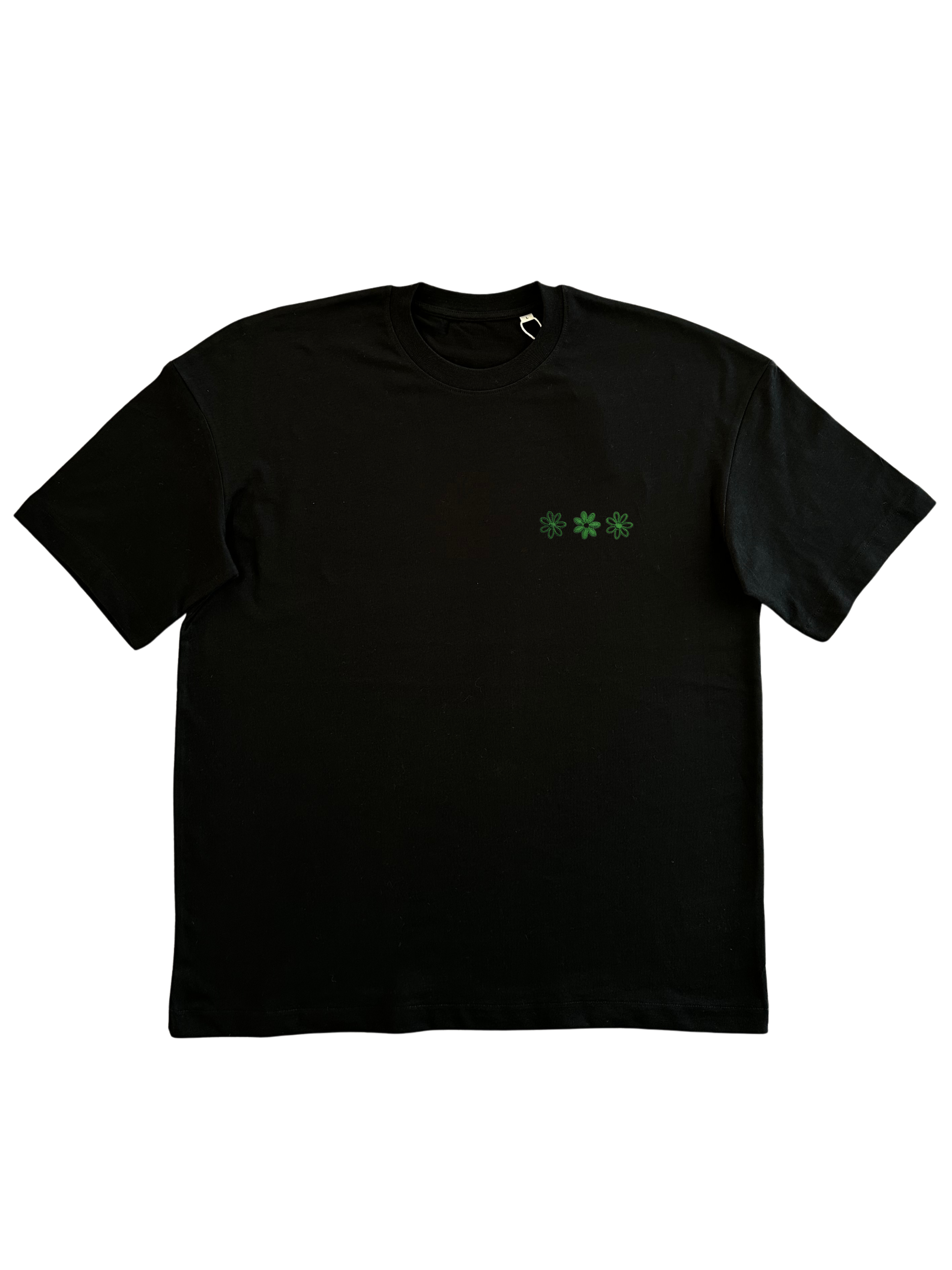 T-Shirt Oversize Premium unisexe – 100% Coton Bio (220g/m²) NOIR