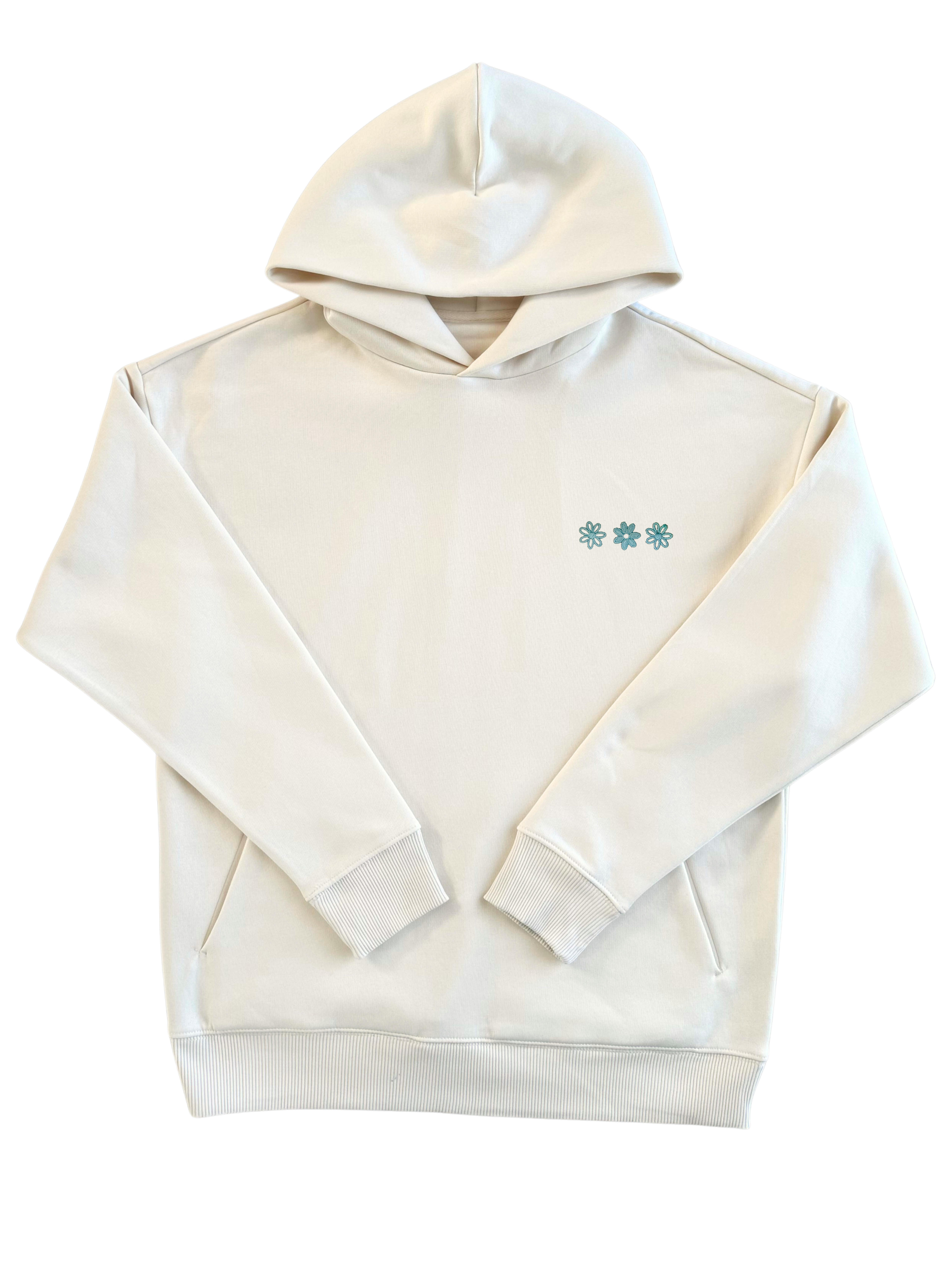 Hoodie Oversize "The Minimalist" – Molleton Premium (300g/m²) BEIGE