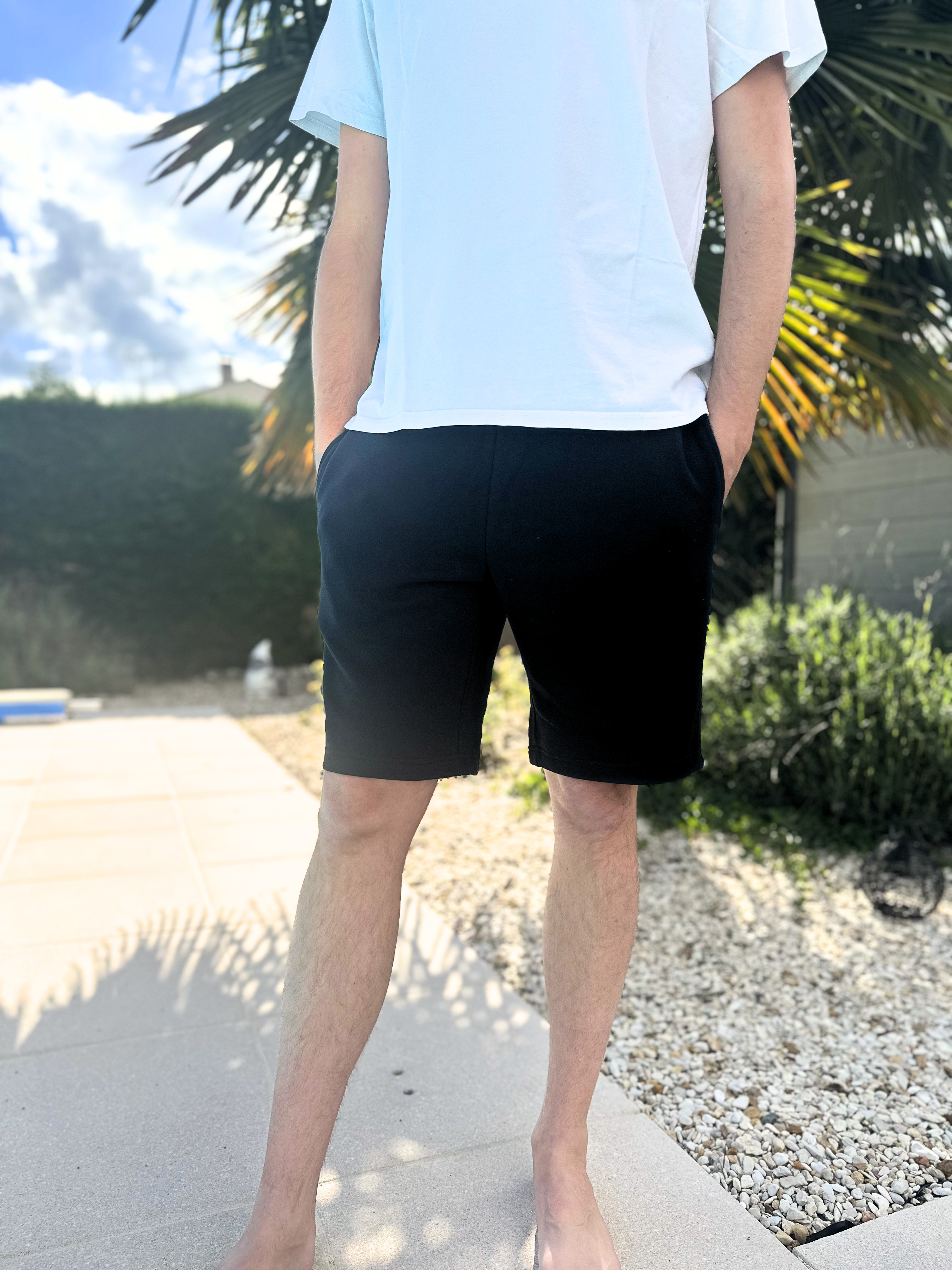 Short homme "L'Urbain" (300g/m²) NOIR