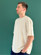 T-Shirt Oversize Ultra-Heavy unisexe – (300g/m²) BEIGE