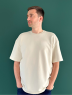 T-Shirt Oversize Ultra-Heavy unisexe – (300g/m²) BEIGE